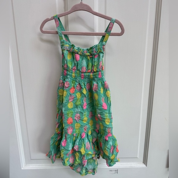 Cherokee 2T Green Girls Tropical Tank Top Dress - Picture 1 of 4